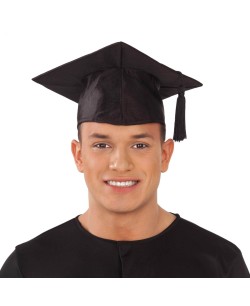 SOMBRERO ESTUDIANTE FIELTRO NEGRO