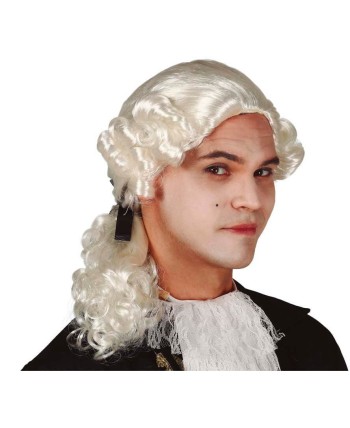 PELUCA EPOCA HOMBRE COLETA Y TIRABUZONES LATERALES