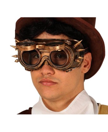 GAFAS STEAMPUNK DOBLES CON PINCHOS
