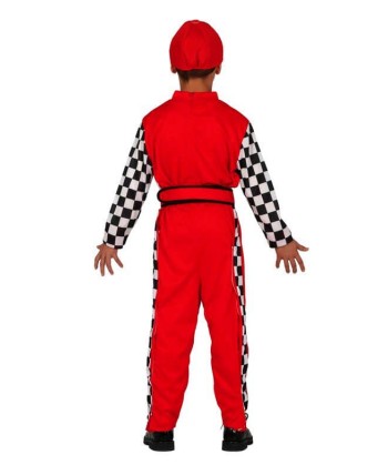 DISFRAZ DE PILOTO FORMULA 1 ROJO PARA NIÑO