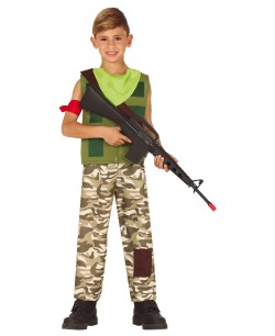 DISFRAZ DE MERCENARIO GAMER PARA NIÑO