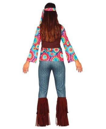 DISFRAZ DE HIPPIE PSICOLDELICA PANTALON
