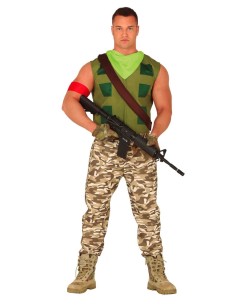 DISFRAZ DE MERCENARIO GAMER ADULTO
