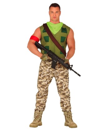 DISFRAZ DE MERCENARIO GAMER ADULTO