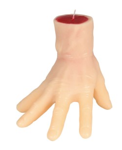 VELA CON FORMA DE MANO 15 CMS.