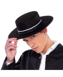 SOMBRERO CORDOBES ADULTO NEGRO