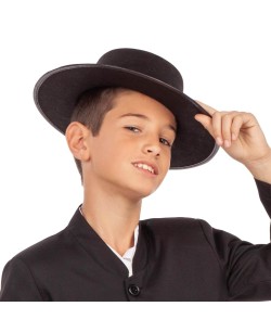 SOMBRERO CORDOBES INFANTIL NEGRO