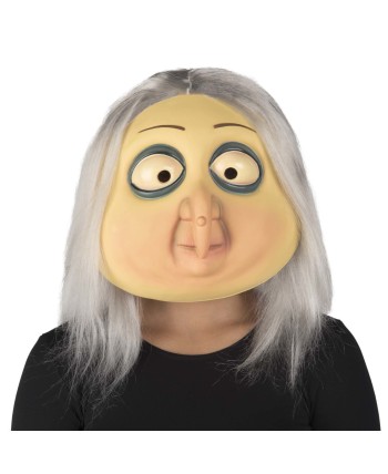 CARETA DE ABUELA ADDAMNS CON PELO