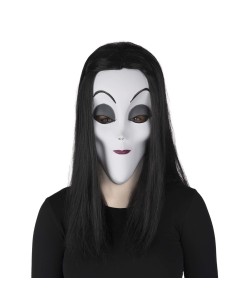 CARETA DE MORTICIA ADDAMNS CON PELO