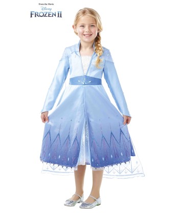 DISFRAZ DE ELSA TRAVEL FROZEN 2 PREMIUM