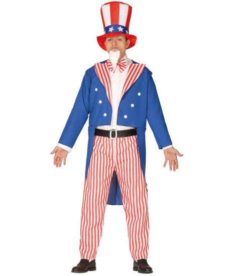 DISFRAZ DE TIO SAM HOMRBE PARA HOMBRE