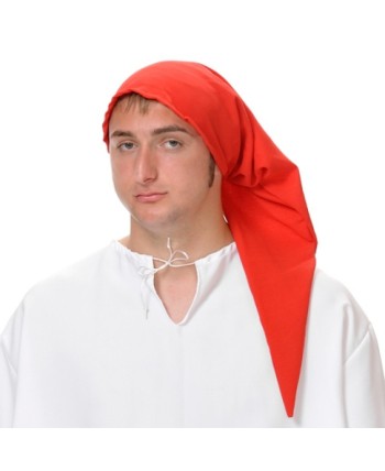 GORRO ELFO ROJO CON PON PON BLANCO