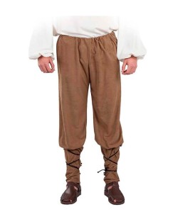 PANTALON MEDIEVAL MARRON ANTELINA 2