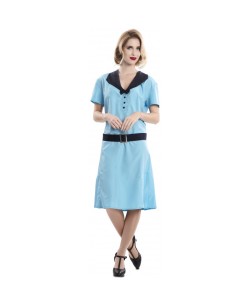 DISFRAZ DE SECRETARIA AÑOS 20 PARA MUJER