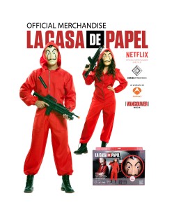 DISFRAZ DE LA CASA DE PAPEL DELUXE PARA HOMBRE
