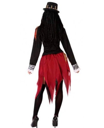 DISFRAZ DE VOODOO MUJER ROJO