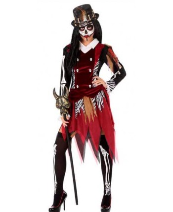 DISFRAZ DE VOODOO MUJER ROJO