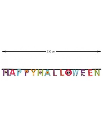 GUIRNALDA HAPPY HALLOWEEN CALAVERAS MEJICANAS