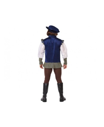 DISFRAZ DE MEDIEVAL AZUL CRISTOBAL PARA HOMBRE