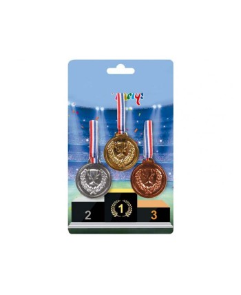 MEDALLAS CAMPEONATO 3 UNIDADES