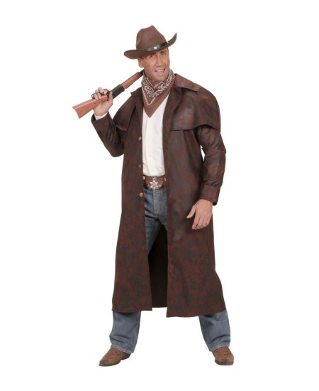 ABRIGO VAQUERO MARRON DELUXE PARA HOMBRE