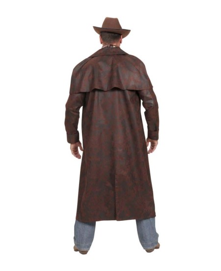 ABRIGO VAQUERO MARRON DELUXE