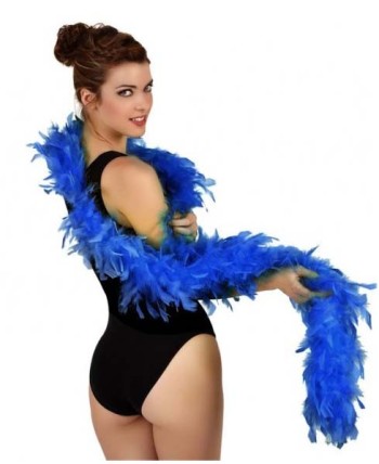 BOA AZUL DE PLUMAS