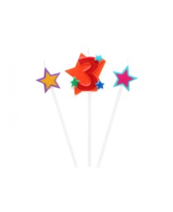VELA ESTRELLAS Nº3 COLORES