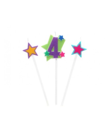 VELA ESTRELLAS Nº4 COLORES