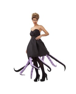 DISFRAZ DE PULPO NEGRO PARA MUJER