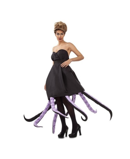 DISFRAZ DE PULPO NEGRO PARA MUJER