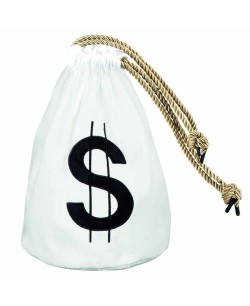 BOLSA DINERO DOLLAR DE TELA