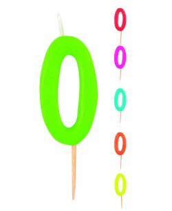 VELA Nº0 COLORES SURTIDOS
