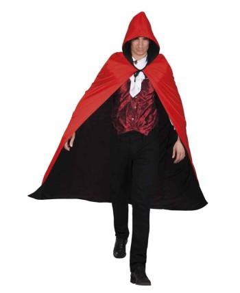 CAPA REVERSIBLE ROJO Y NEGRO