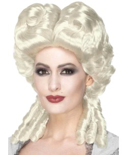 PELUCA EPOCA MARFIL CON TIRABUZONES DELUXE