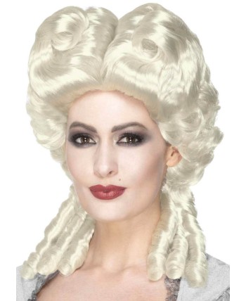 PELUCA EPOCA MARFIL CON TIRABUZONES DELUXE