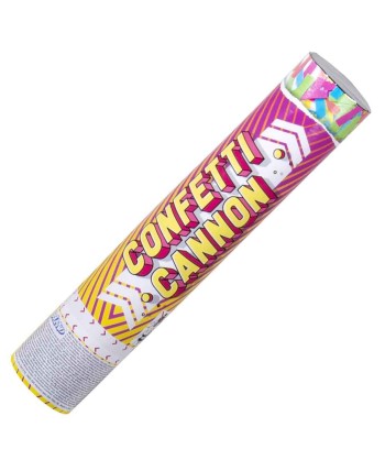 CAÑON CONFETTI MULTICOLOR 28 CM.