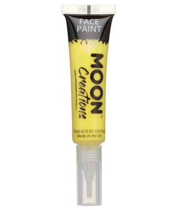 MAQUILLAJE AQUA COLOR AMARILLO CON APLICADOR 15 ML