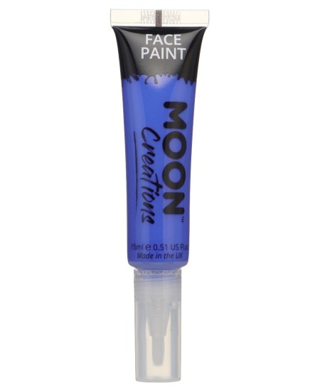 MAQUILLAJE AQUA COLOR AZUL CON APLICADOR 15 ML