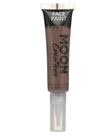 MAQUILLAJE AQUA COLOR MARRON CON APLICADOR 15 ML