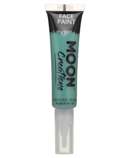 MAQUILLAJE AQUA COLOR TURQUESA CON APLICADOR 15 ML