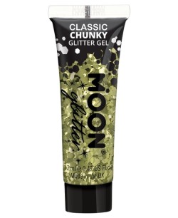 PURPURINA CHUNKY CON GEL DORADA