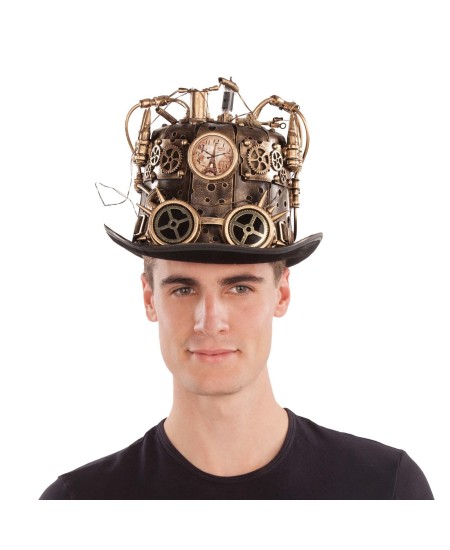 CHISTERA STEAMPUNK MECANISMOS CON LUZ