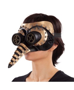 CARETA STEAMPUNK CON NARIZ Y GAFAS