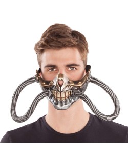 MASCARILLA CON TUBOS STEAMPUNK