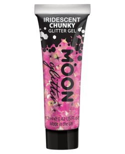 PURPURINA CHUNKY CON GEL ROSA