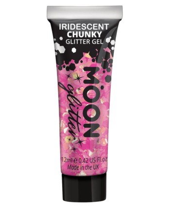 PURPURINA CHUNKY CON GEL ROSA