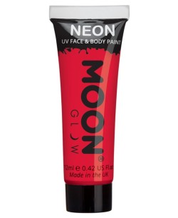MAQUILLAJE NEON UV ROJO