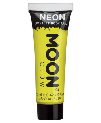 MAQUILLAJE NEON UV AMARILLO