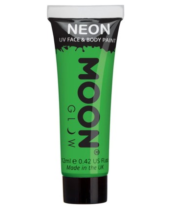 MAQUILLAJE NEON UV VERDE